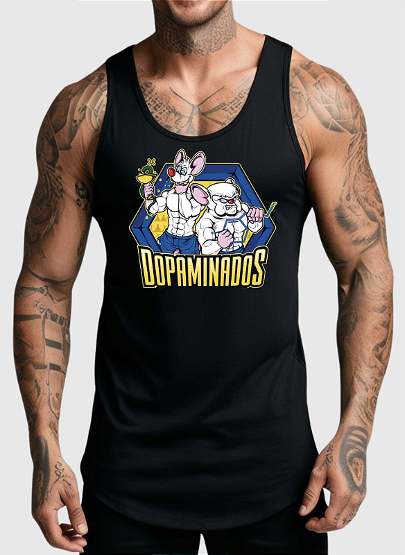 REGATA MASCULINA ALGODÃO PREMIUM - DOPAMINADOS