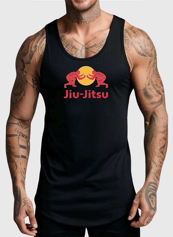 REGATA MASCULINA ALGODÃO PREMIUM - JIU JITSU