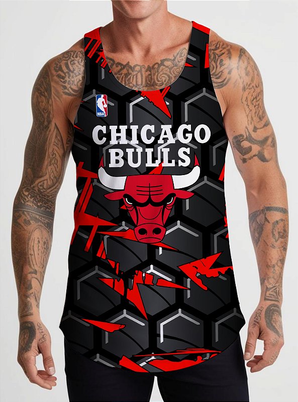 REGATA MASCULINA NEW CHICAGO BULLS