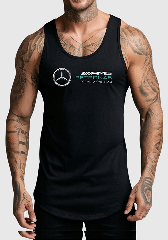 REGATA ALGODÃO PREMIUM - MERCEDES F1