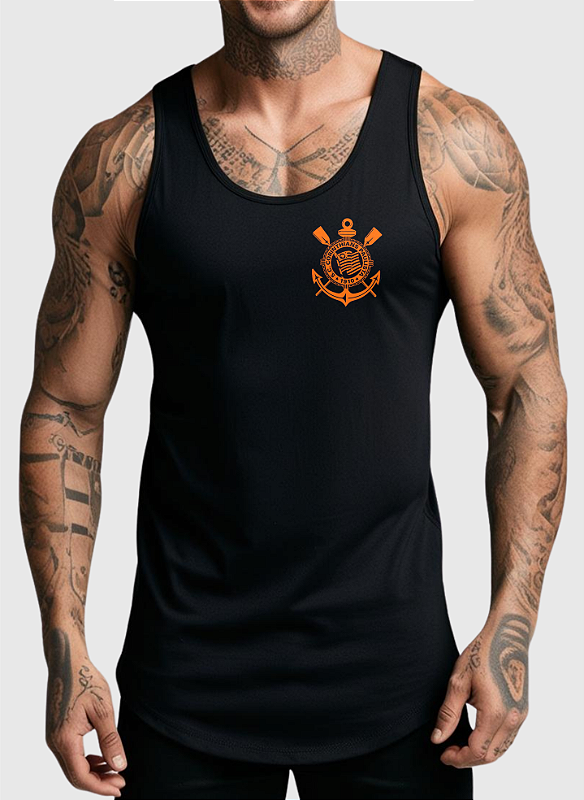 REGATA MASCULINA ALGODÃO PREMIUM - CORINTHIANS 25/26