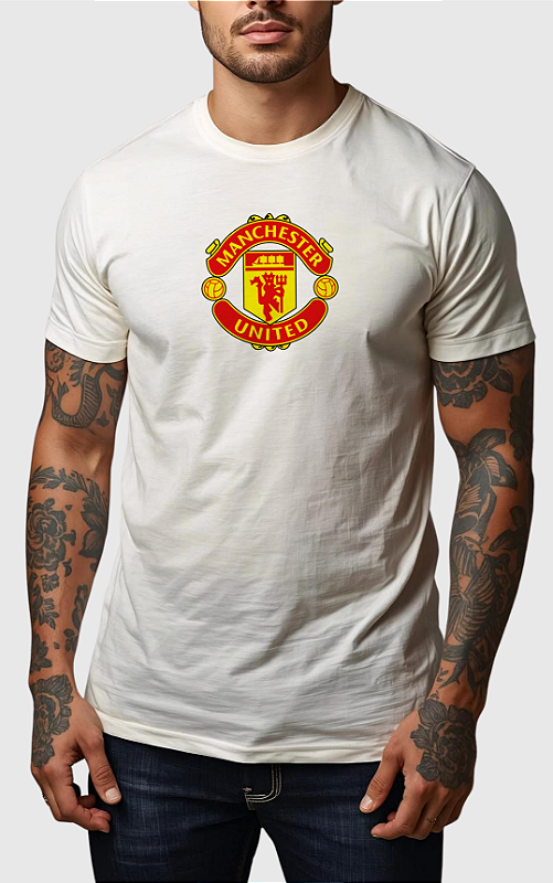 CAMISA MASCULINA ALGODÃO PREMIUM - MAN. UNITED