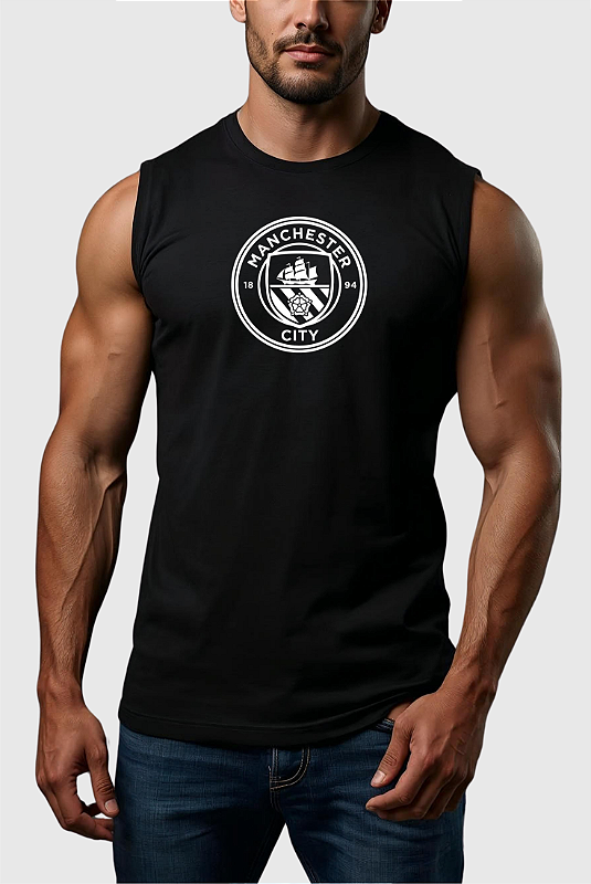 REGATA MACHÃO ALGODÃO PREMIUM MAN. CITY