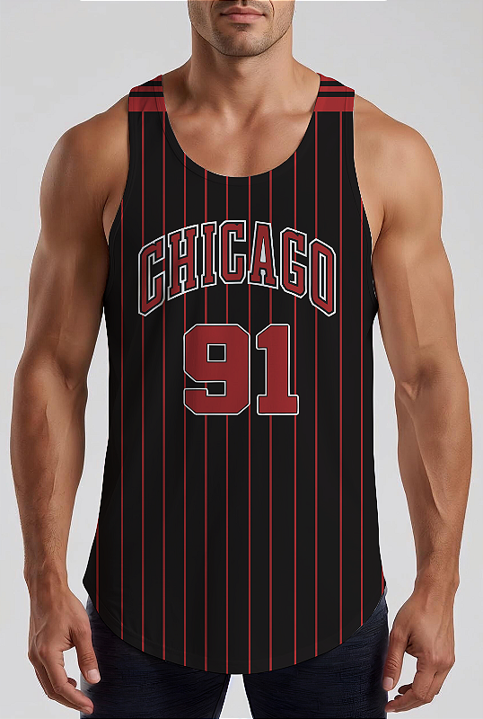 REGATA MASCULINA CHICAGO BULLS - RODMAN
