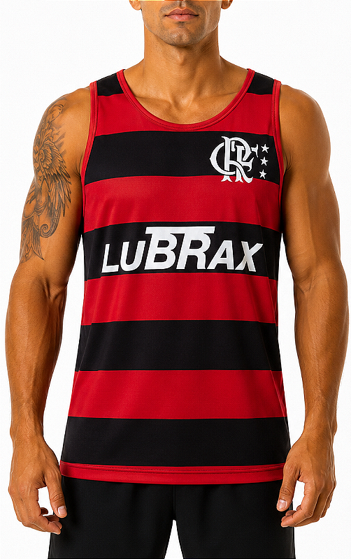 REGATA MASCULINA FLAMENGO ANOS 90 CENTENÁRIO