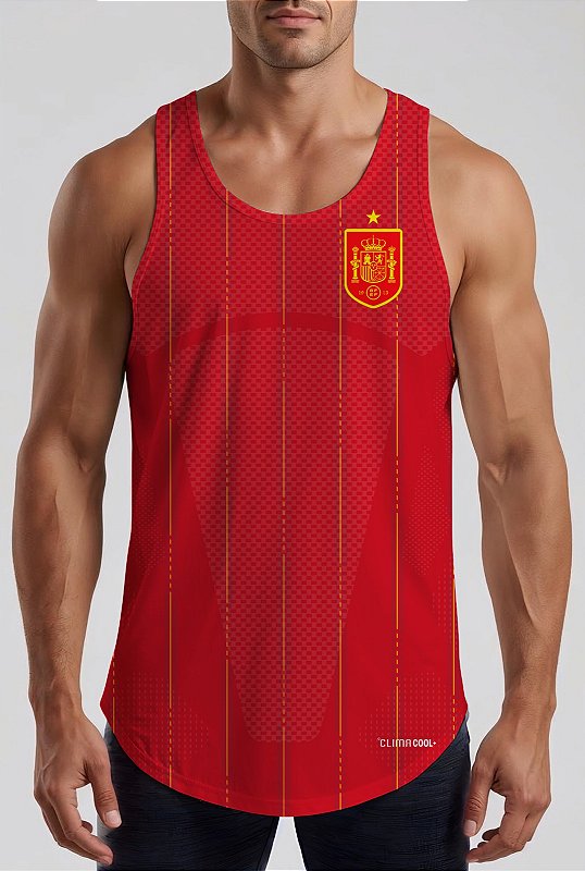 REGATA MASCULINA ESPANHA COPA 2026 DRY FIT UV