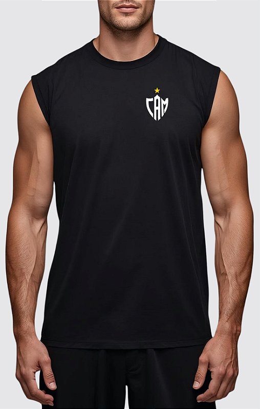 REGATA MACHÃO ATLETICO MINEIRO ALGODÃO PREMIUM | 🚀 ENVIO RÁPIDO