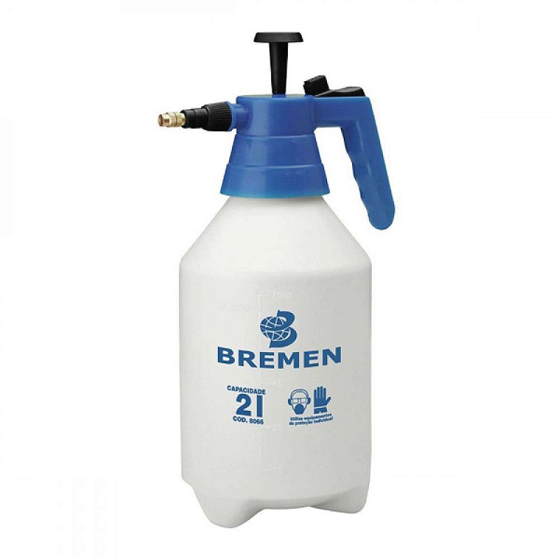Pulverizador Manual 2 Litros Polietileno Bico Latão - 8066
