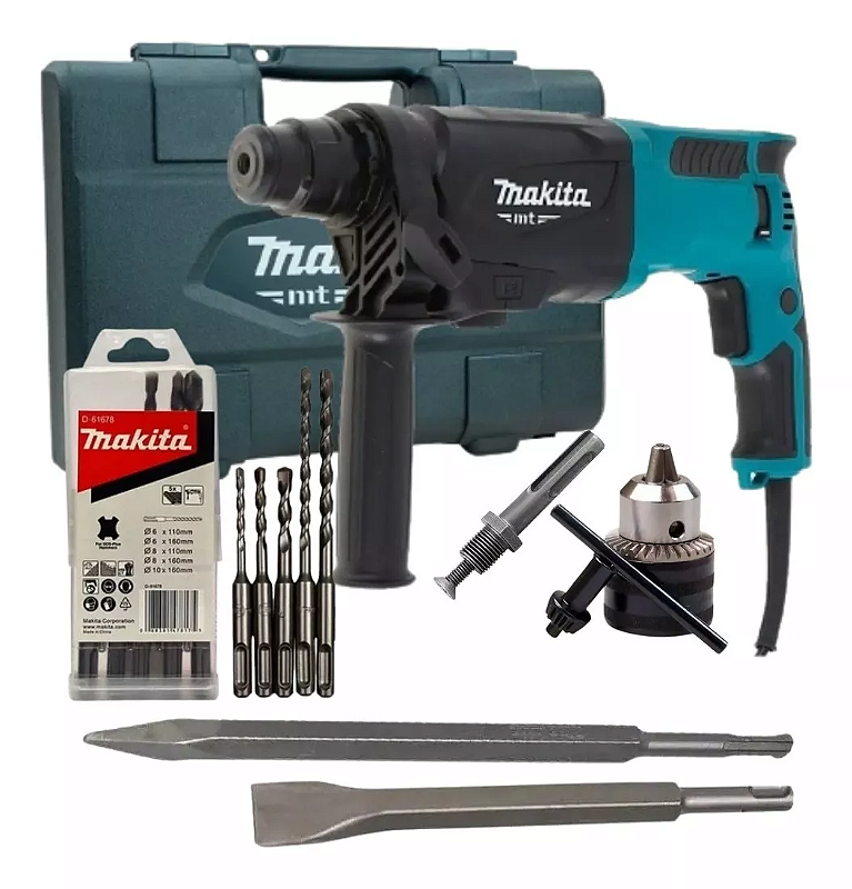 Martelo Eletropneumatico 1 26MM 127V KIT M8701B 127V P MAKITA martelo-eletropneumatico-1-26mm-127v-kit-m8701b-127v-p-makita