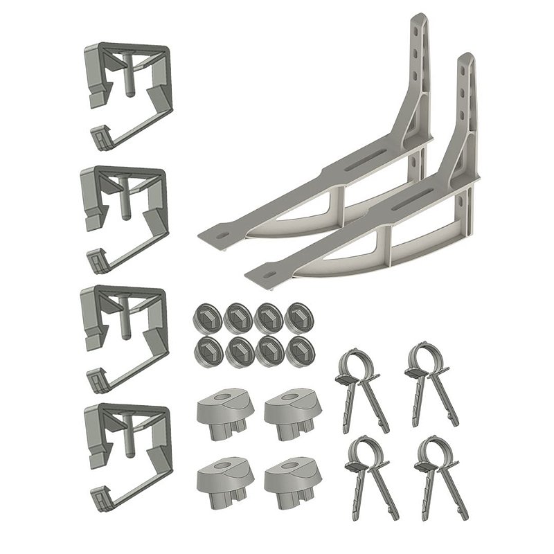 Suporte Split Plástico 7 A 12.000BTU ARFIX - Difusor ar condicionado
