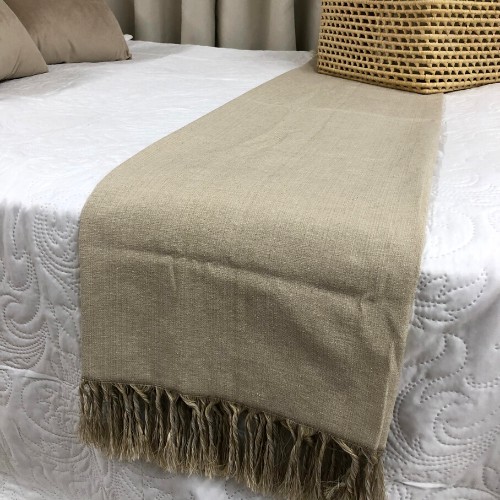 Peseira para Cama Copacabana Bege 0,65m x 2,60m