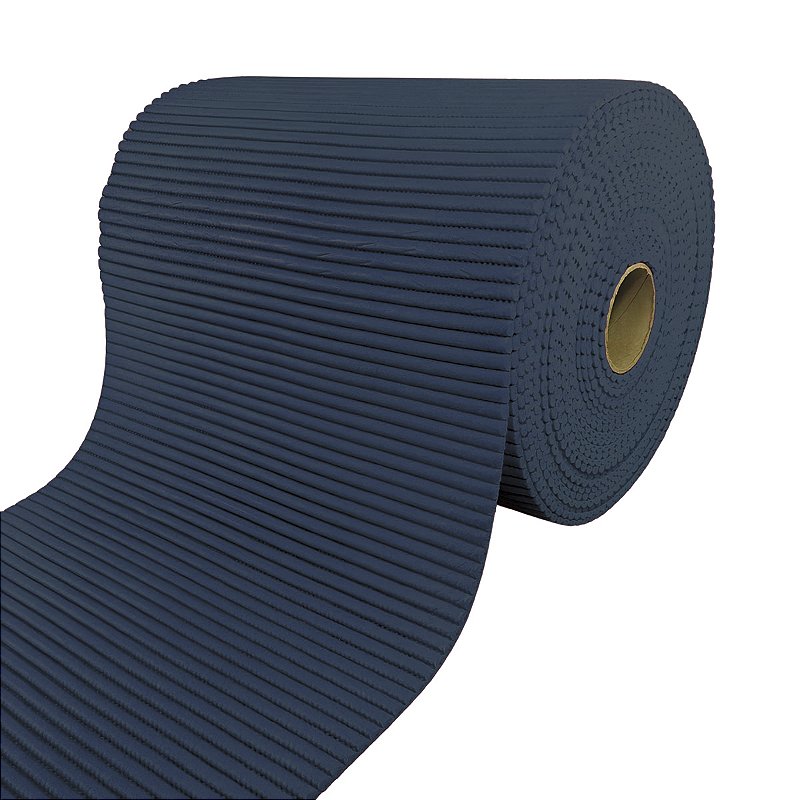 Tapete Emborrachado Antiderrapante 15m x 45cm Rolo Fechado Várias Cores