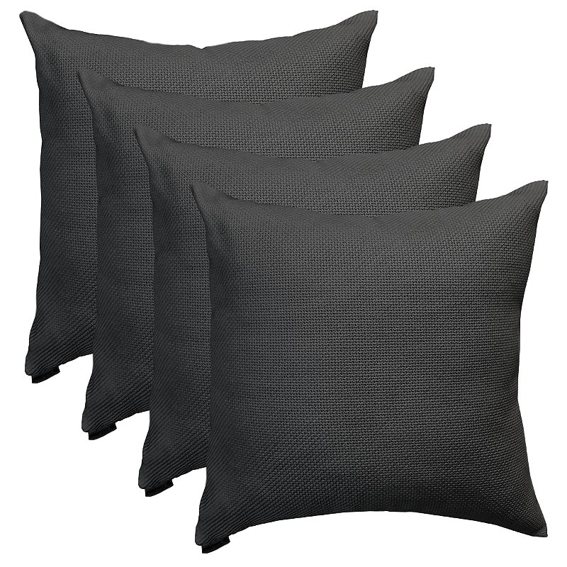 Capa de Almofada Decorativa Suede Zíper Invisível Luxo 50x50cm Santorini