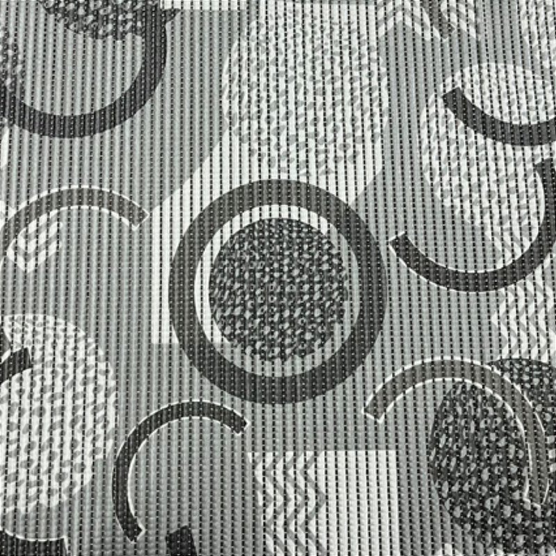 Passadeira Tapete Emborrachada Antiderrapante  43cm de largura Estampa Mandala