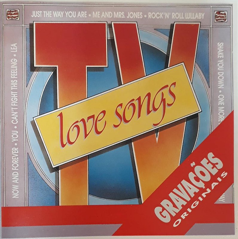 CD - TV Love Songs II (Vários Artistas) - Colecionadores Discos