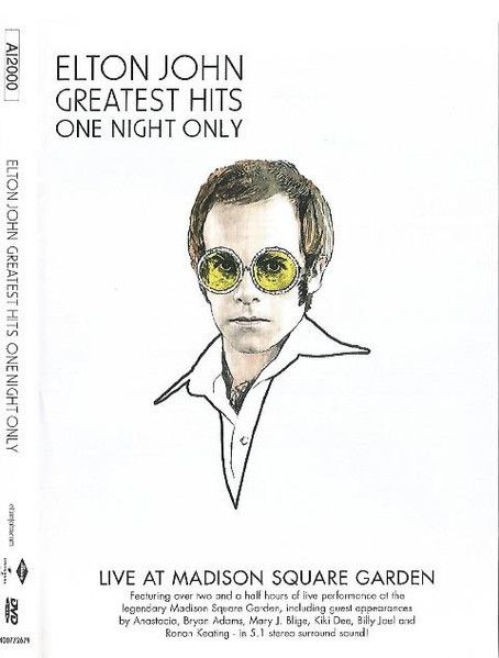 DVD - Elton John – Greatest Hits - One Night Only - Novo (Lacrado
