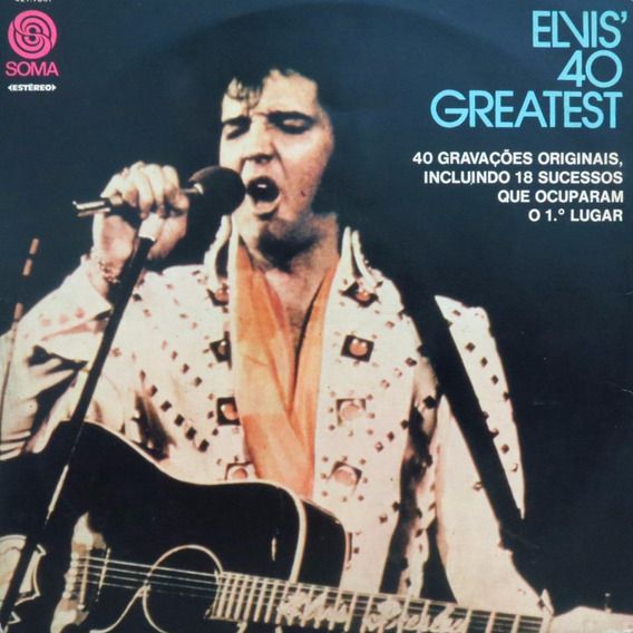 Lp - Elvis Presley – Elvis' 40 Greatest (Duplo) - Colecionadores