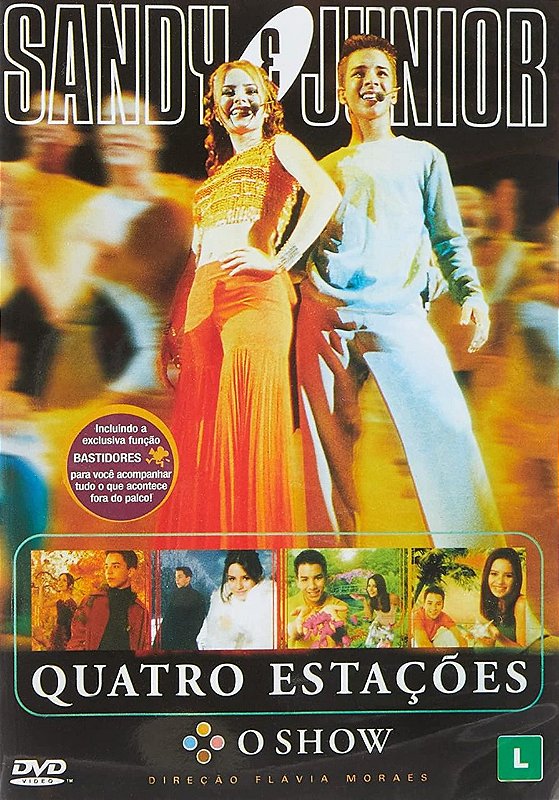 DVD - Sandy & Junior - Quatro Estações O Show - Colecionadores