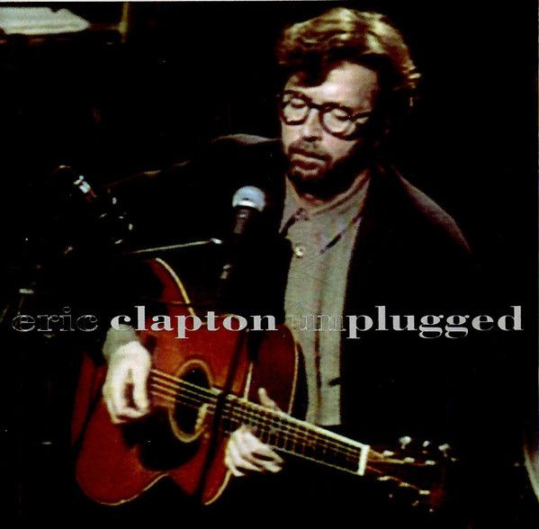 美品 6CD Eric Clapton romantic isolation CD - Eric Clapton ‎– Unplugged (Capa lateral impressa em preto e