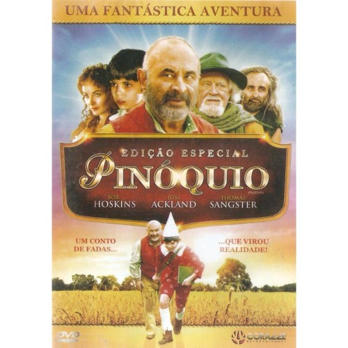 DVD - Pinóquio - Edição Especial - Bob Hoskins/ Joss Ackland (Lacr