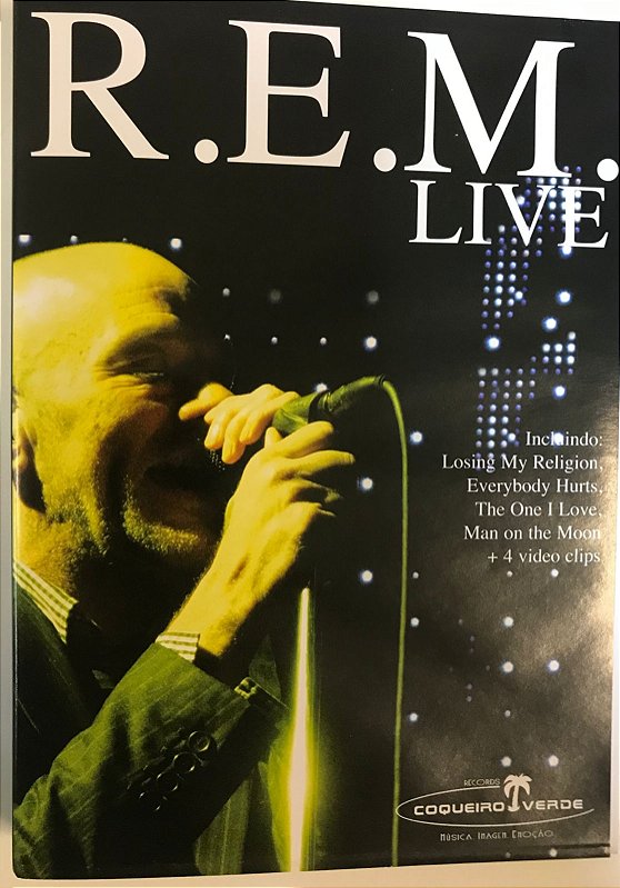 DVD R.E.M live Colecionadores Discos vários títulos em Vinil, CD, Bluray e DVD