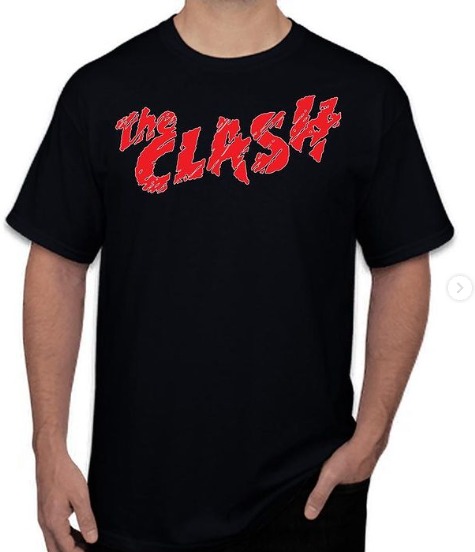 The Clash The Story of THE CLASH Tシャツ M CAMISETA THE CLASH ( Pronta Entrega ) - Colecionadores Discos