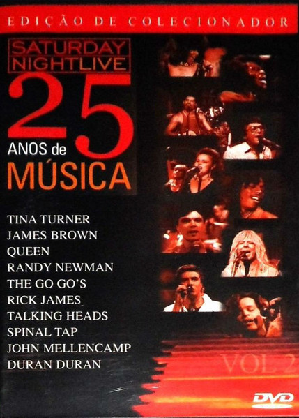 DVD - Saturday Night Live 25 Anos De Música Vol 2 ( Vários
