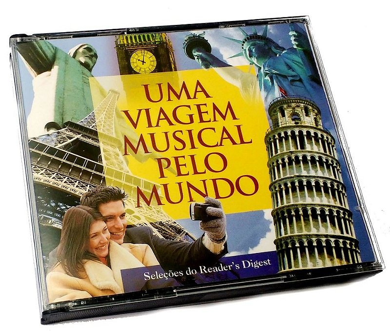 CD BOX - UMA VIAGEM MUSICAL PELO MUNDO (5 CDS) - ( VÁRIOS ARTISTAS