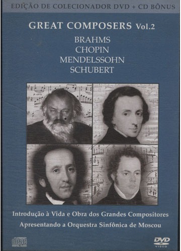 DVD + CD - Great Composers Vol.2 ( Brahms / Chopin / Mendelssohn
