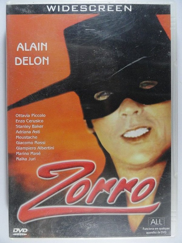 DVD - Zorro - (Alain Delon) 1975 - Colecionadores Discos - vários