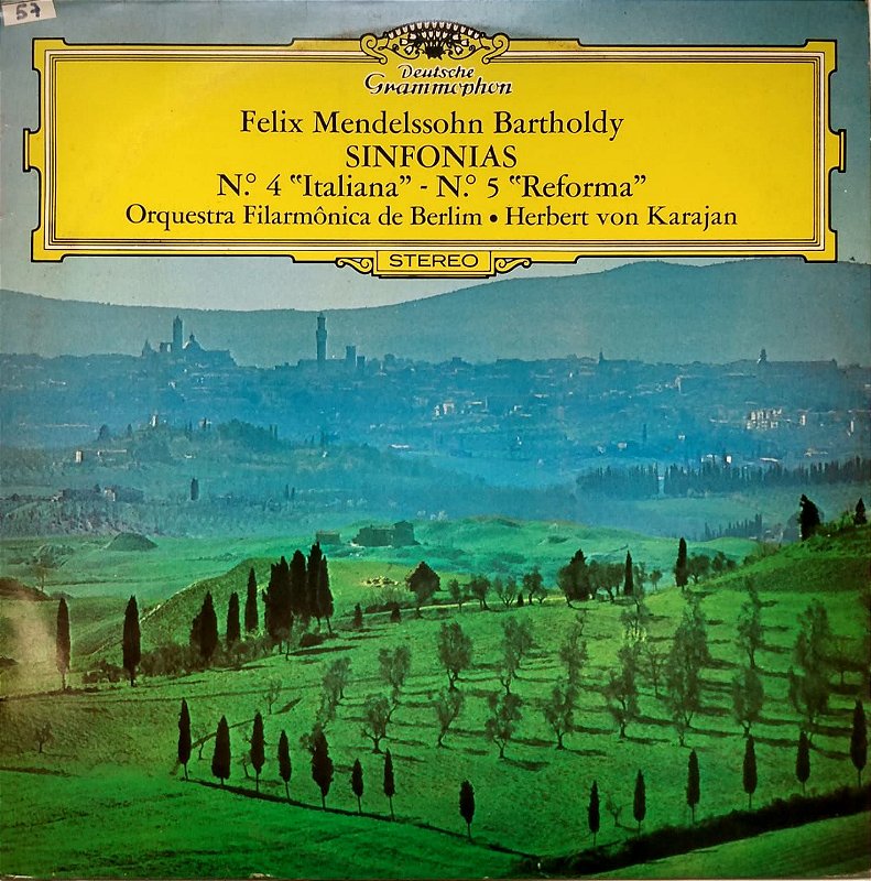 LP - Felix Mendelssohn Bartholdy - SINFONIAS - Nº 4 