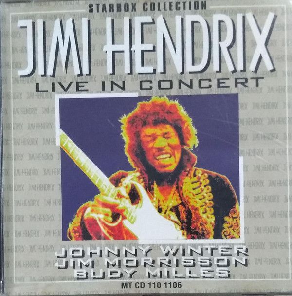 CD - Jimi Hendrix ‎– Jimi Hendrix Live In Concert - Colecionadores