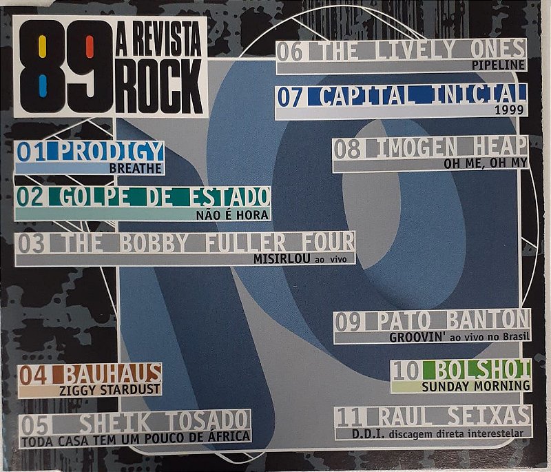 CD - 89 Revista Rock - n° 10 - Colecionadores Discos - vários