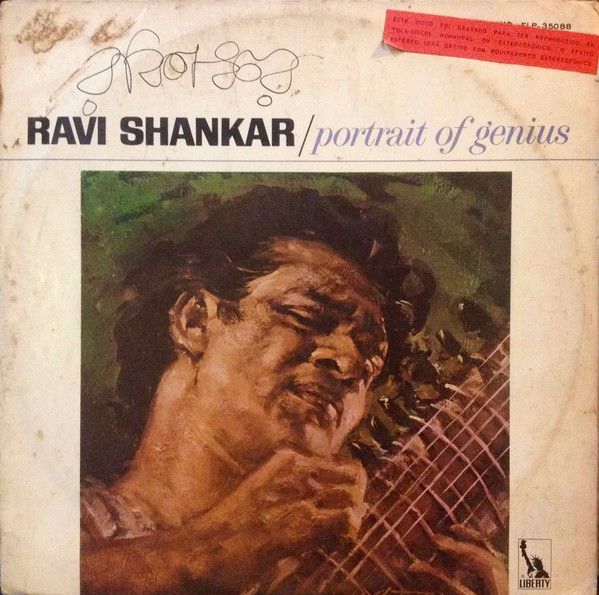 LP - Ravi Shankar ‎– Portrait Of Genius - Colecionadores Discos