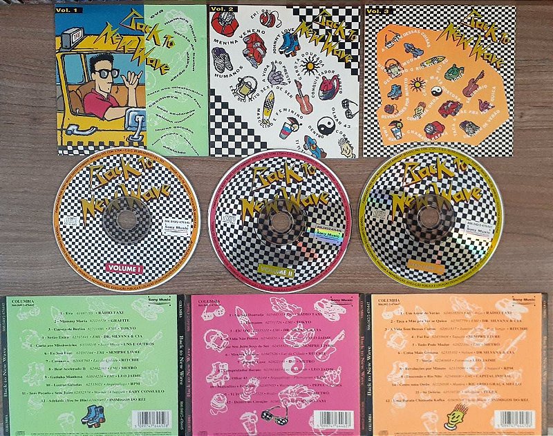 CD ‎– Back To New Wave (Coleção com 3 volumes) - Colecionadores