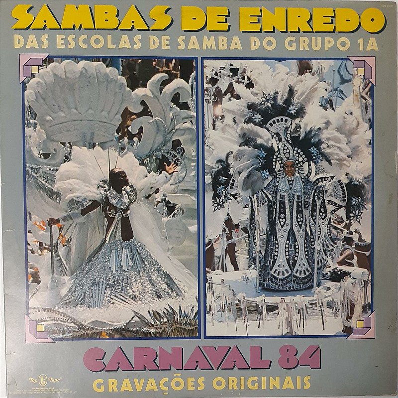 LP ‎ Sambas De Enredo Das Escolas De Samba Do Grupo 1A Carnaval 84 (Vários Artistas