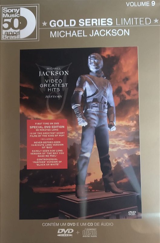 DVD + CD - Michael Jackson - Gold Series Limited (dvd - video