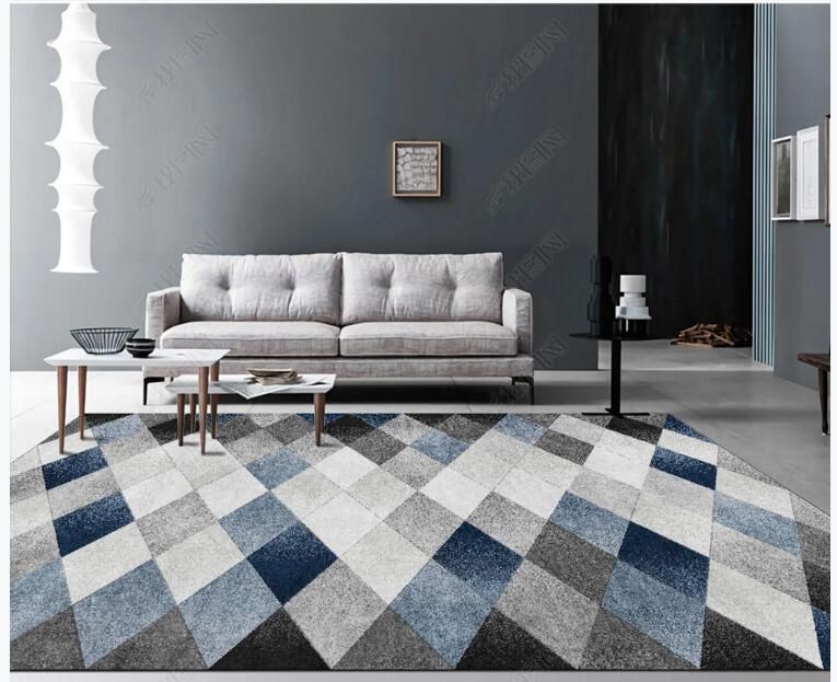Tapete Geométrico 3D Azul e Cinza 0,90 x 1,30 - V21 - Viivatex - Site de  tecidos para sofá, cortinas, papel de parede e móveis