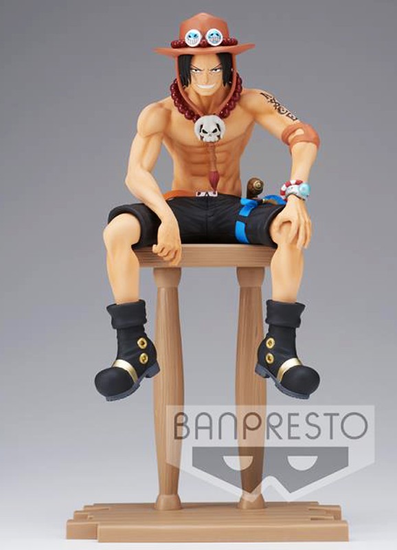 Boneco Colecionável One Piece King Of Artist The Portgas D. Ace