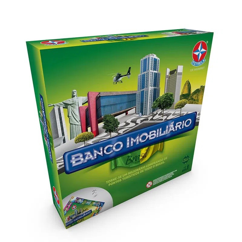 Jogo de Tabuleiro Banco Imobiliário Mundo Estrela