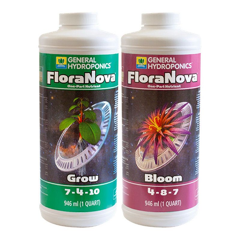 Kit FloraNova Grow + Bloom - 473ml - Quintal Indoor