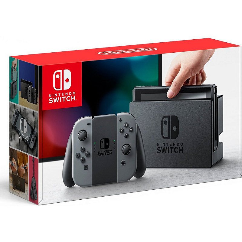 Nintendo Switch　グレー色 PRONTA ENTREGA] Console Nintendo Switch 32gb Cinza - ComprasPanafi
