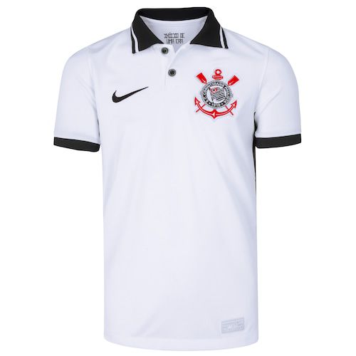 camisa corinthians polo branca