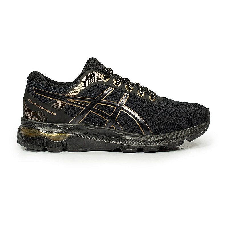 TÊNIS ASICS GEL PACEMAKER PRETO/OURO