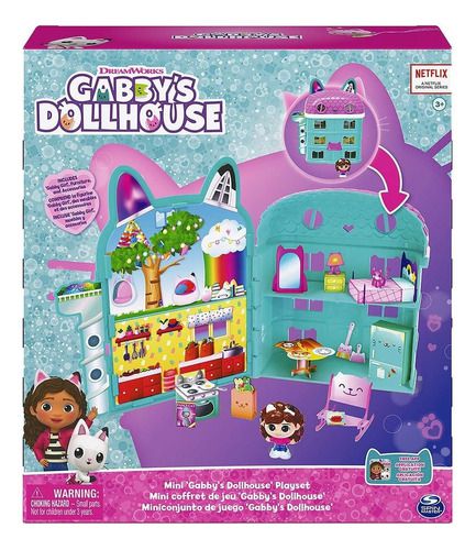 Mini Playset Da Casa De Bonecas Da Gabby - Gabby's Dollhouse - Outlet ...