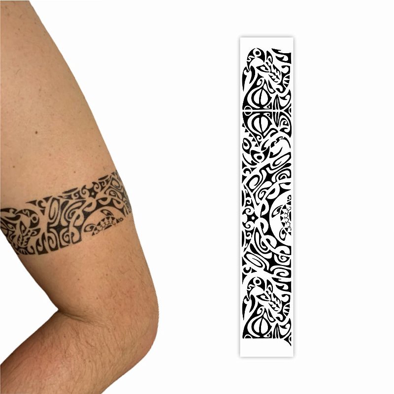 Tatuagem Temporária | Bracelete 031 - Loja Tatuagem Mania