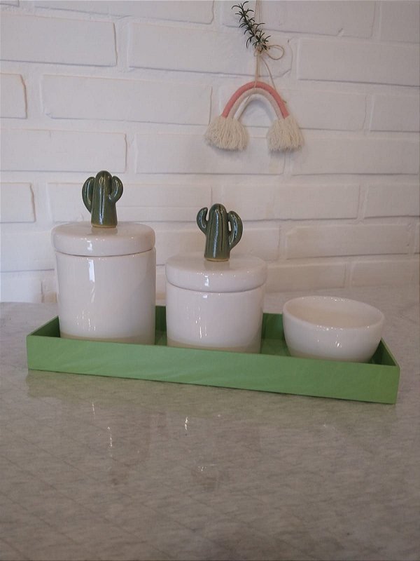 Kit de Higiene Cactus 4 peças