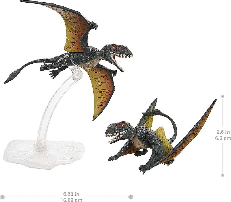 DIMORPHODON AMBER COLLECTION JURASSIC WORLD MATTEL Dinoloja A