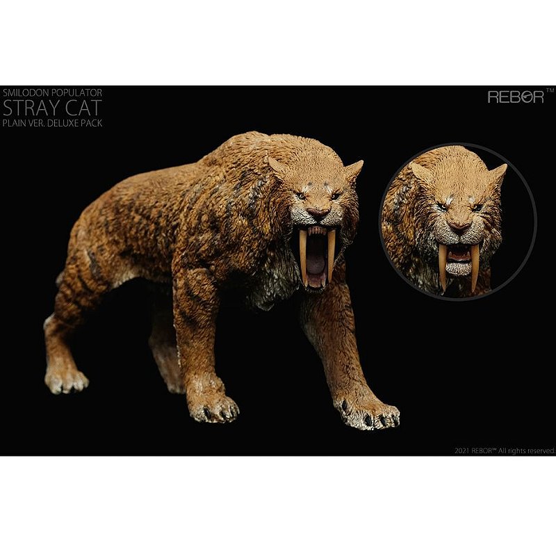 SMILODON POPULATOR REBOR STRAY CAT - VERSÃO PLANÍCIE - TIGRE