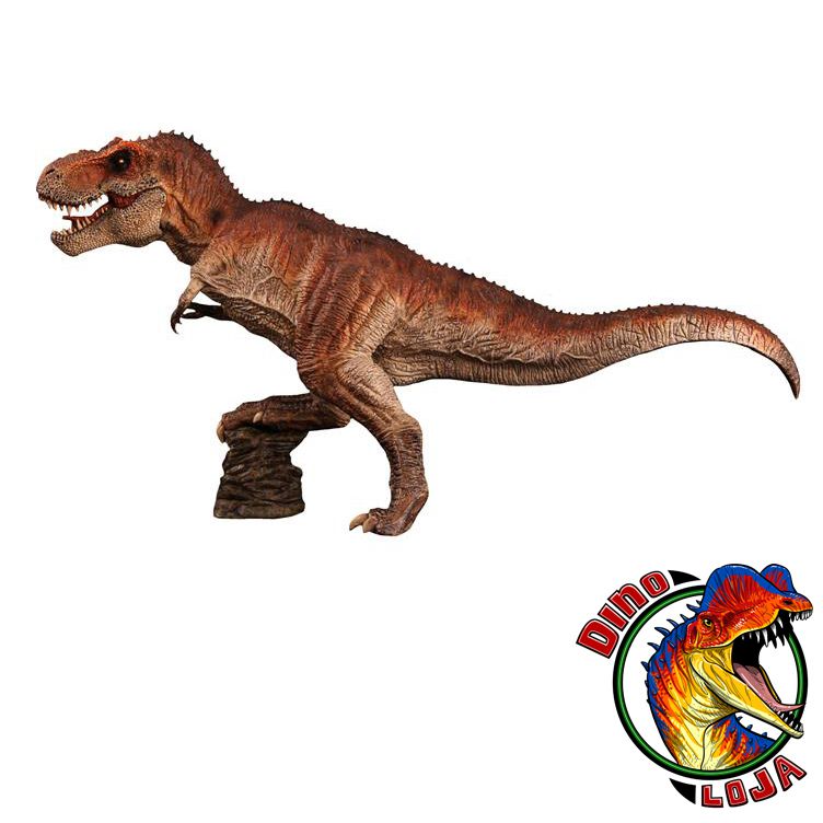 TIRANOSSAURO REX PAPO MARROM MINIATURA BRINQUEDO DE DINOSSAURO T